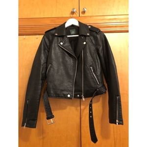 Wild Fable Faux Leather Moto Jacket